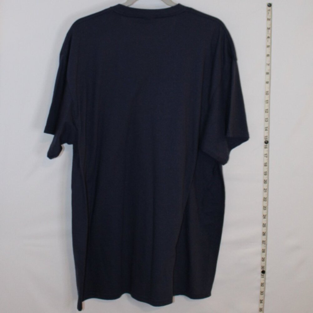 Port & Company Essential Tee navy blue w/ EAW graphic XL - brand new never worn - Picture 4 of 5